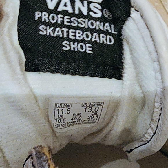 Vans Half Cab EF VLT LX Skateboarding Marshmallow 11.5 - Picture 8 of 10